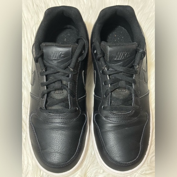Womens Nike Ebernon Low black white sneakers - Picture 2 of 10